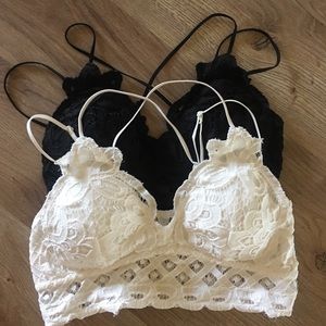 Lace bralettes